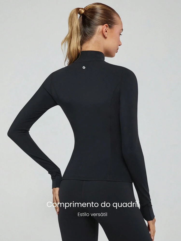 Jaqueta Nath Valente Com Linha Ajustada Tecnologia Featherfit™