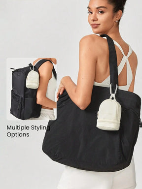 Mochila Casual com Micro Pendente